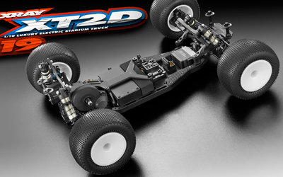 XRAY XT2D 2019 - 2WD 1/10 ELECTRIC STADIUM TRUCK - DIRT EDITION - 320203