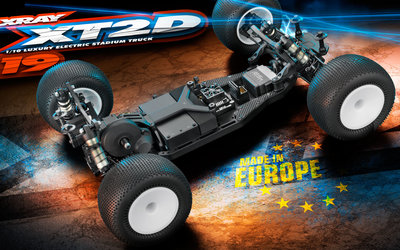 XRAY XT2D 2019 - 2WD 1/10 ELECTRIC STADIUM TRUCK - DIRT EDITION - 320203