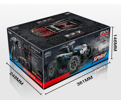 ABSIMA Scale 1:16 4WD High Speed Sand Buggy 2,4GHz Black/Blue - 16006