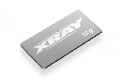 Xray PURE TUNGSTEN CHASSIS WEIGHT 12g - 306551