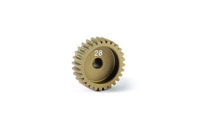 Xray Alu Pinion Gear - Hard Coated 28t / 48 - 365728