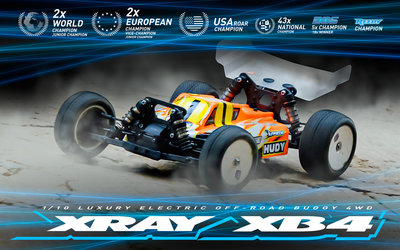 XRAY XB4 2020 - 4WD 1/10 ELECTRIC OFF-ROAD CAR - 360007
