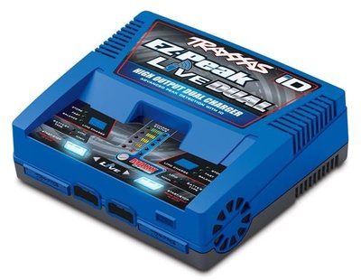 Traxxas Charger, Ez-peak Live, Duo Charger 200w Nimh/lipo With Id Auto Bat Eu - 2973G