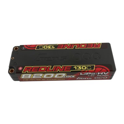 Gens ace Redline V2 Series 8200mAh 7.6V 2S 130C HV LiPo (5mm, 301g)