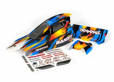 Traxxas Body, Bandit Vxl, Blue (painted, Decals Applied) - 2436X