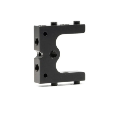 Xray X4 Alu Servo Mount - Black - V2 - 306206-L