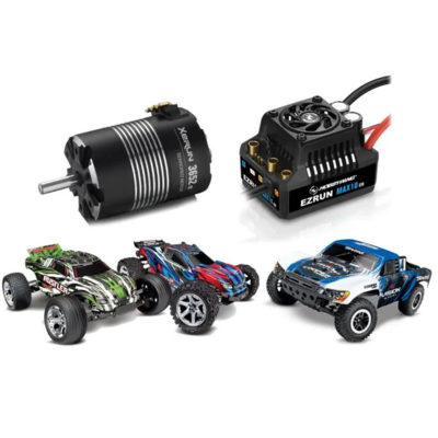 Hobbywing Upgrade Set 1/10 2wd / 4wd Fits Traxxas Rustler/slash 5100 Kv Max 2s - 10UPGRADE4WD5100