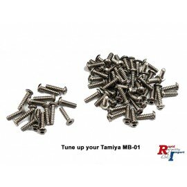 Titanium schroevenset passend Tamiya MB-01 68 stuk