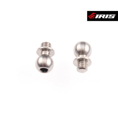 Iris 5x2.5mm Ballstud - Titanium (2pcs)