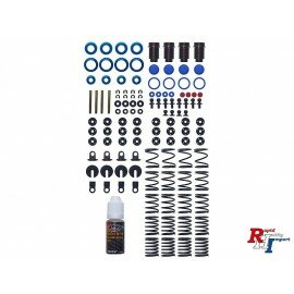 Yeah Racing 1/10 Alu olie-demperset blauw 55mm 4st. passend voor o.a. Tamiya TT-01 / TT-02