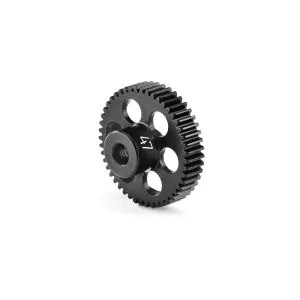 HUDY ALU ULTRA-LIGHT PINION GEAR - HARD COATED - 47T / 64 - 294147