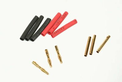 Goldkontakt Stecker 2mm