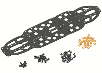 Arrowmax Steel Chassis 1,2mm for Xray X4-2025 (Set)