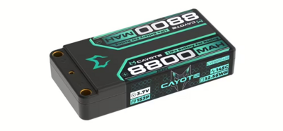 CAYOTE Racing 8800mAh 1S LiPo Battery 3,7V 145C 162g
