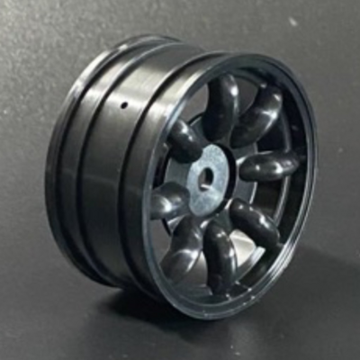 Ride 1:10 M-Chassis 60 Size 8-Spoke Wheel - Black (2)