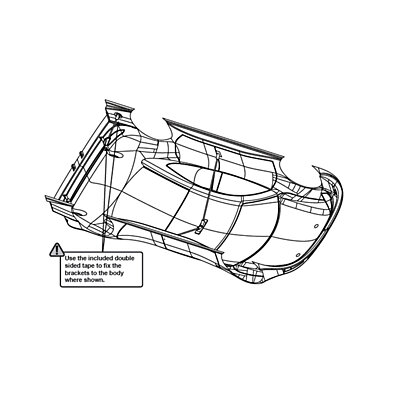 Aerox Touring Car Body Side Stiffeners