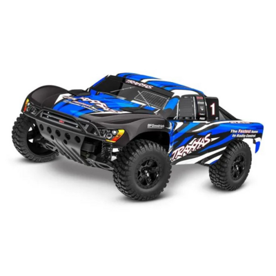 Traxxas Slash: 1/10-scale 2wd Brushed Hd W/usb-c - Blue X - 58234-8-BLUEX