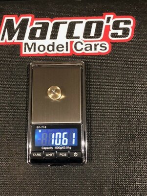 CHASSIS GEWICHTEN MESSING 2X5G 2X10G