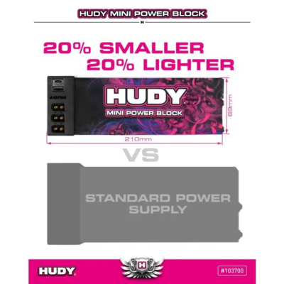 Hudy Mini Power Block 800w / 67 Amp - Eu Plug - 103700-EU