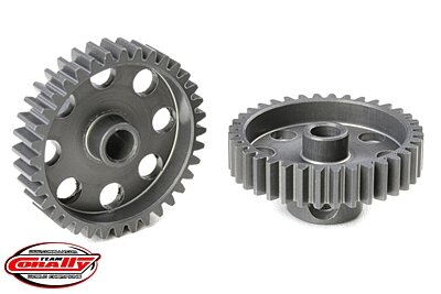 Corally 48 DP Pinion Short Hard Anodised AL7075 36 Teeth Shaft Dia. 3.17mm