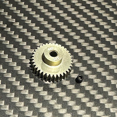 Zombie Pinion Gear 48Pitch 34T (7075 Grade)