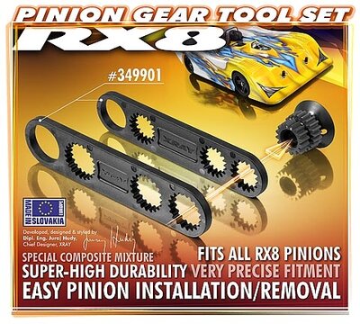 Xray Rx8 Pinion Gear Tool Set (16~18t , 19~21t), X349901 - 349901