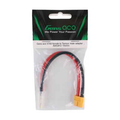 Gens Ace XT60 female to Tamiya male adapter