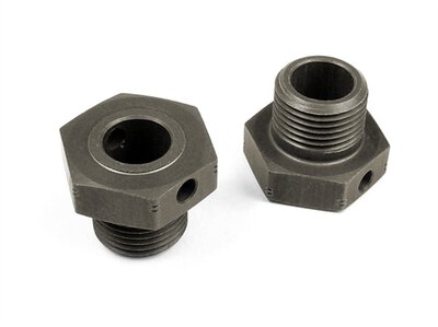 Xray Alu Wheel Axle Offset +2mm Hard Coated (2), X355252 - 355252