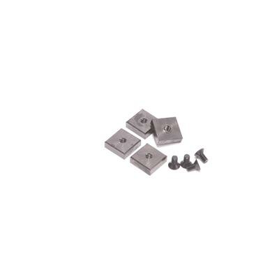 CORE RC Threaded Square 5g Weight - (pk4