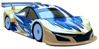 Avalon Vortex 1:10 Touring Body Shell 190mm (clear) 0,5mm