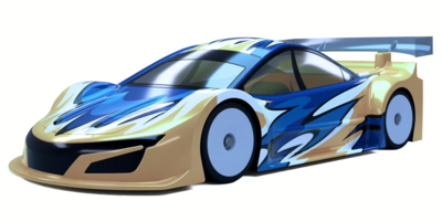 Avalon Vortex 1:10 Touring Body Shell 190mm (clear) 0,5mm