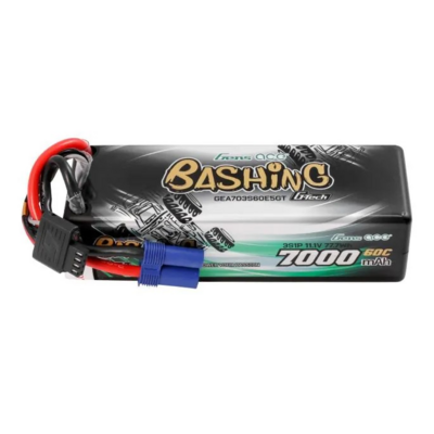Gens Ace Bashing 7000mah 3s 60c 11.1v G-tech Lipo Battery With Ec5 Plug - 703S60E5GT