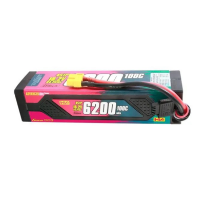 Gens Ace G-tech Advanced 6200mah 15.2v 100c 4s1p Hv Lipo Battery Pack Hardcase With Xt90 - 624S10X9GT