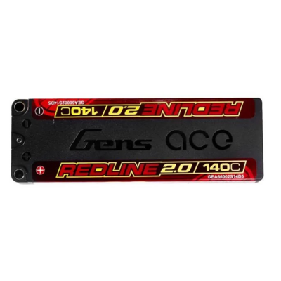 Gens Ace Redline 2.0 Series 6600mah 2s1p 7.6v 140c Hardcase Hv Lipo Battery Pack With Hardcase 131# - 66002S14D5