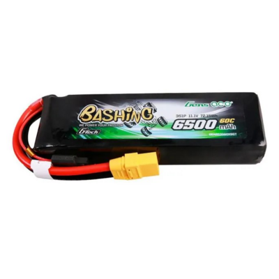 Gens Ace G-tech 6500mah 11.1v 60c 3s Lipo Battery Pack With Xt90-bashing Series - 653S60X9GT