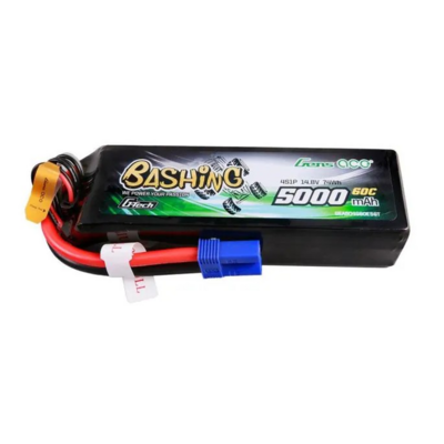 Gens Ace G-tech 5000mah 14.8v 4s 60c Lipo Battery Pack With Ec5 Plug-bashing Series - 504S60E5GT