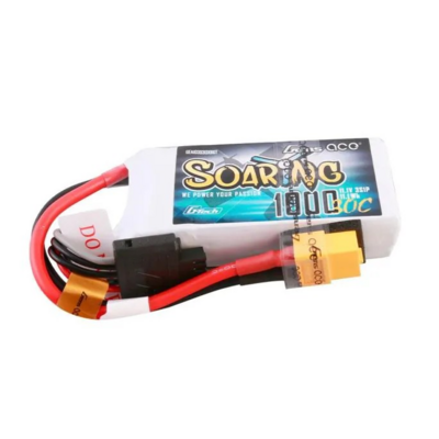 Gens Ace G-tech Soaring 1000mah 11.1v 30c 3s1p Lipo Battery Pack With Xt60 Plug - 103S30X6GT