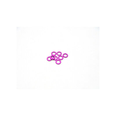 Hiro Seiko 3mm Alloy Spacer Set (1.0mm) [Purple]
