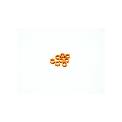 Hiro Seiko 3mm Alloy Spacer Set (1.5mm) [Orange]
