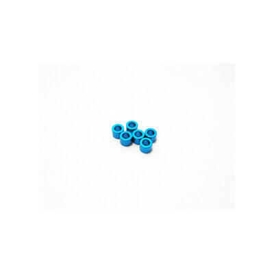 Hiro Seiko 3mm Alloy Spacer Set (2.5mm) [T-Blue]