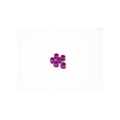 Hiro Seiko 3mm Alloy Spacer Set (5.0mm) [Purple]
