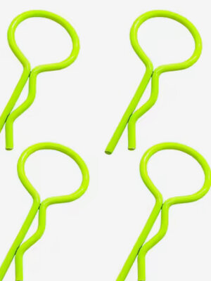 Mmc body clip groot Fluorescent geel 4ps 1:10 
