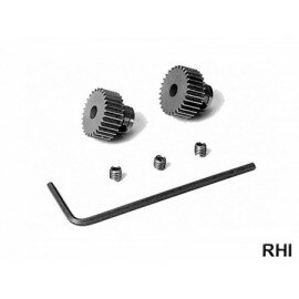tamiya 53262, Pinion tandwielset 28/29 Tandmodule 0,4 Staal