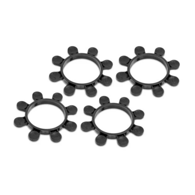 Hudy 1/10 Off-road Tire Mounting Band - Octopus - Black (4) - 105252-K