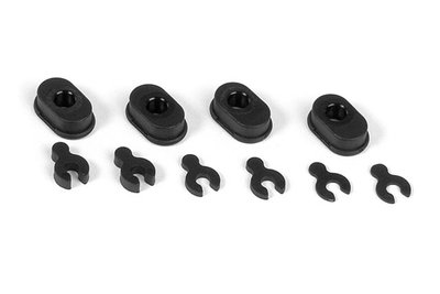 XRAY Composite Eccentric Bushings + Caster Clips (2) - 372315