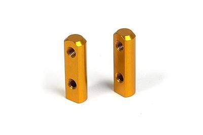 XRAY ALU SERVO MOUNT - ORANGE (2) - 306200-O