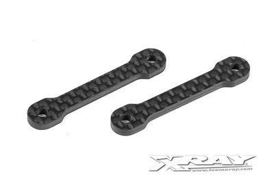XRAY X10 Graphite 2.5Mm Mounting Plate Risers (2) - 371050