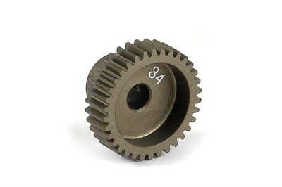 XRAY Narrow Pinion Gear Alu Hard Coated 34T : 64 - 305984