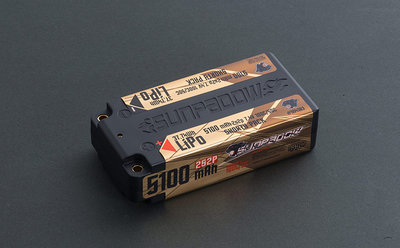 SUNPADOW 5100mAh-2S2P-7.4V-100C/50CLipo Battery (shorty pack) - 554383