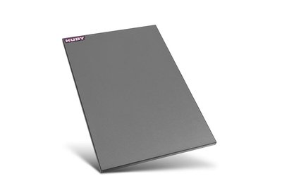 HUDY Flat Set-Up Board For 1/10 Touring Cars - Dark Grey - 108205